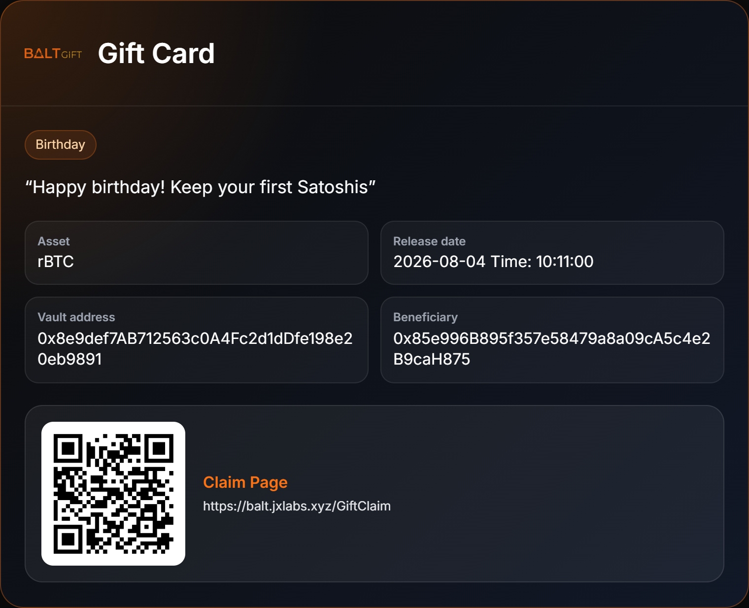 BALT Gift Card